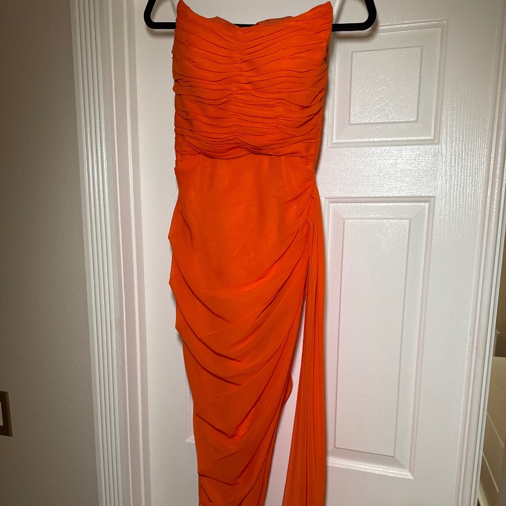 Orange dress